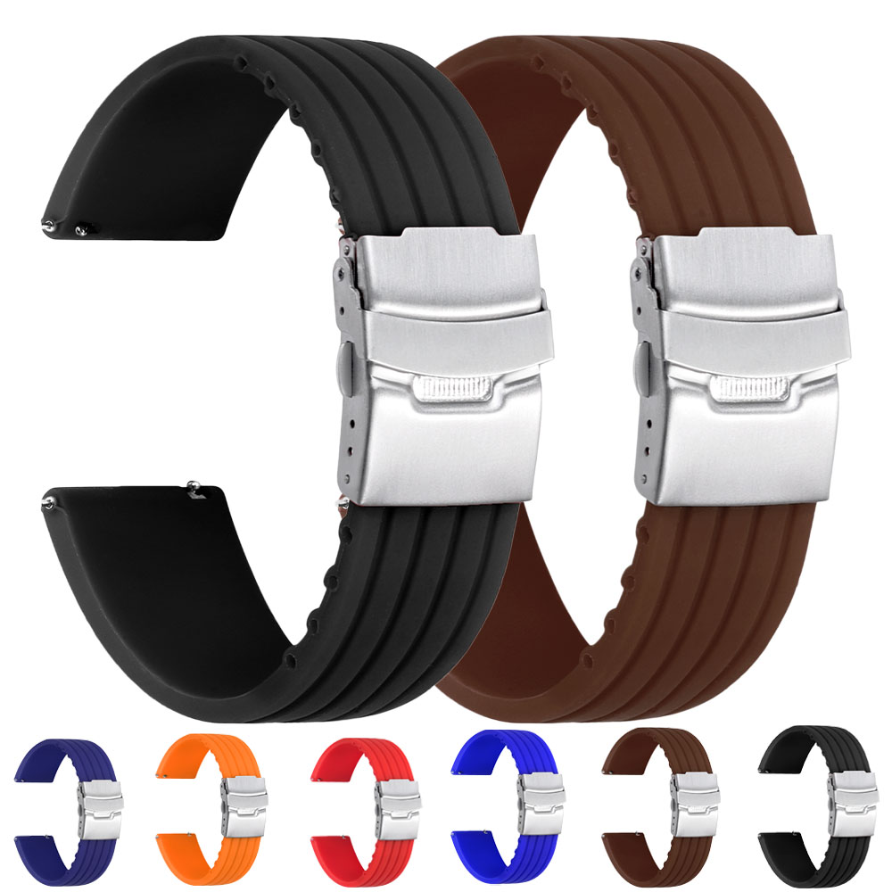 18/20/22/24mm Quick Release Si - Fossil Smartwatch Accessories ulasan dan harga