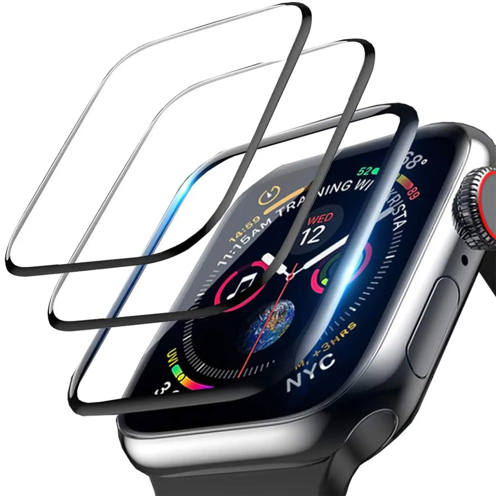 3D Tempered Glass For Apple Wa - Apple Smartwatch Accessories ulasan dan harga