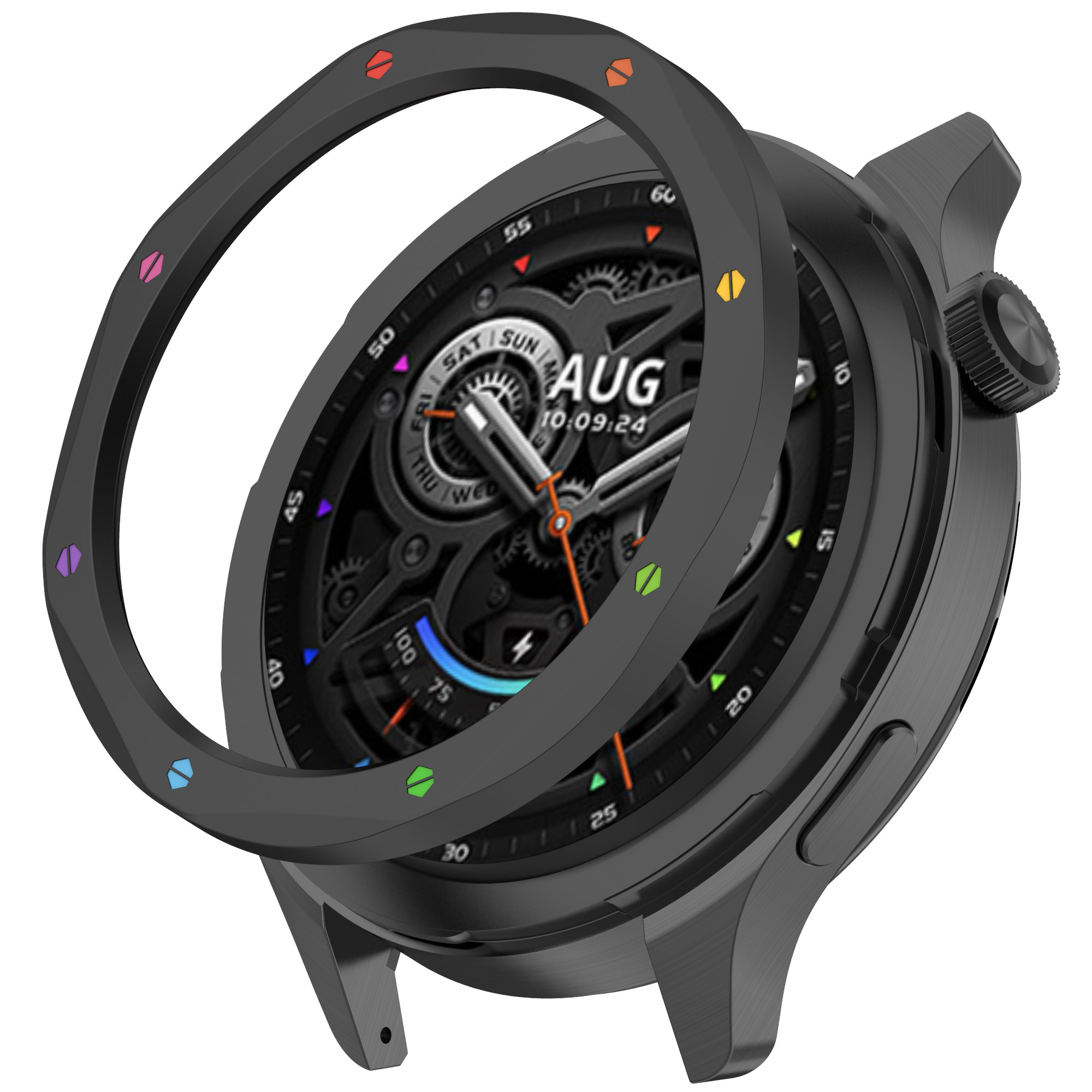 Metal Bezel Ring Case For Xiao - Xiaomi Smartwatch Accessories ulasan dan harga