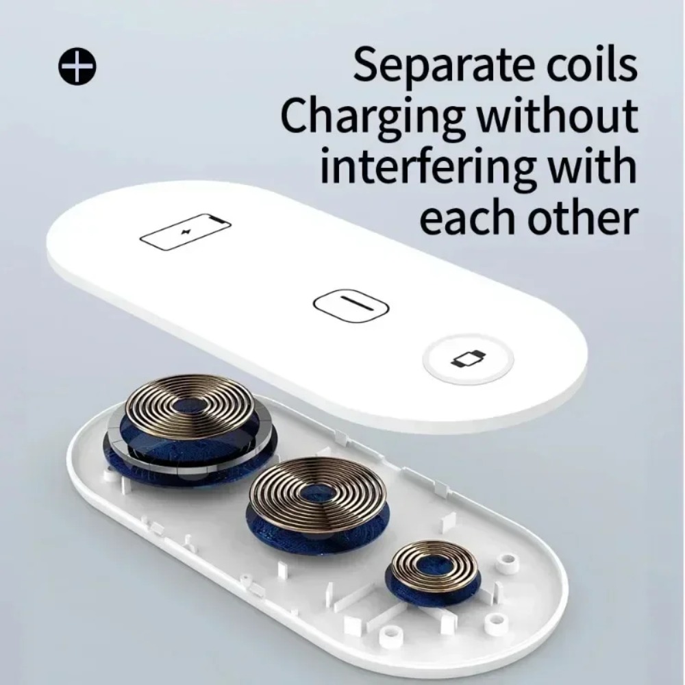 3-in-1 Wireless Charging Pad F - Smartwatch Ac ulasan dan harga