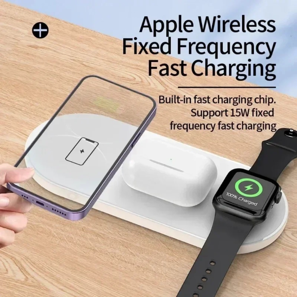 3-in-1 Wireless Charging Pad F - Smartwatch Ac ulasan dan harga