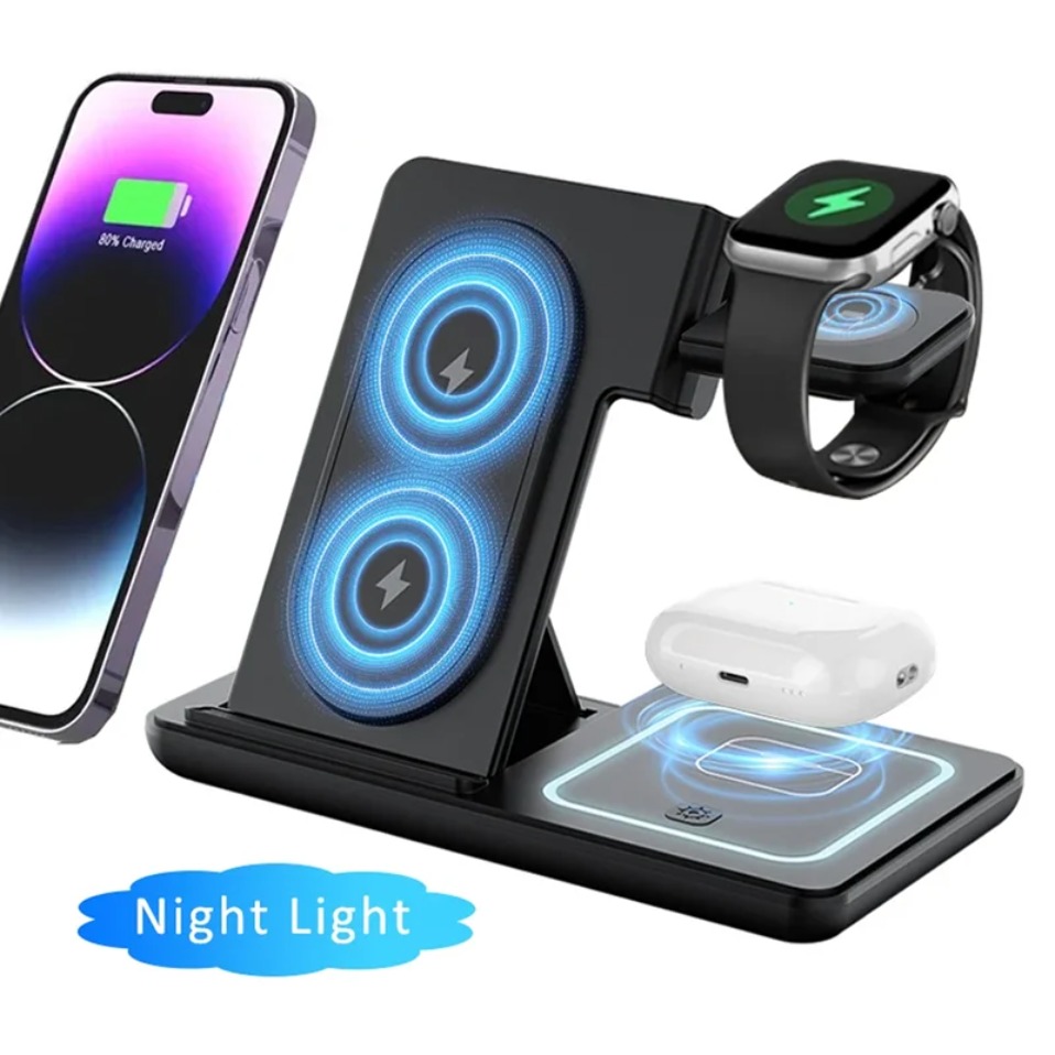 Night LED Light 3 In 1 Wireles - Smartwatch Ac ulasan dan harga