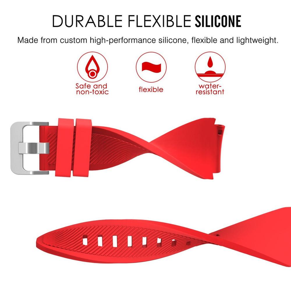 22mm Silicone Strap For Realme - Fossil Smartwatch Accessories ulasan dan harga