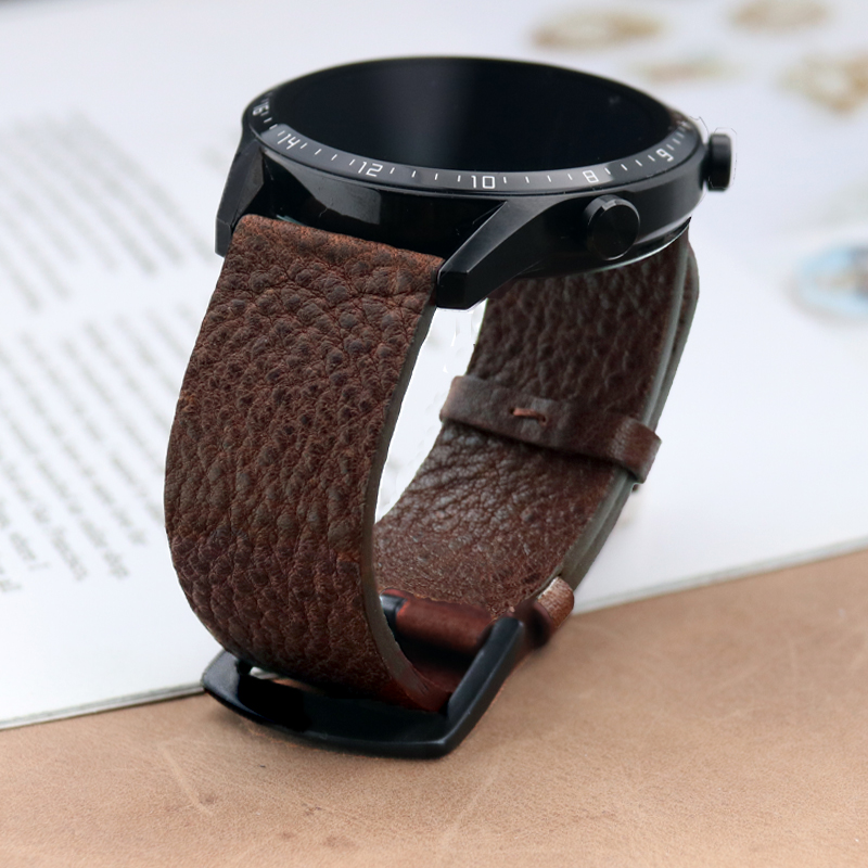 Italian Calfskinl 22mm Watch S - Smartwatch Accessories Shop ulasan dan harga