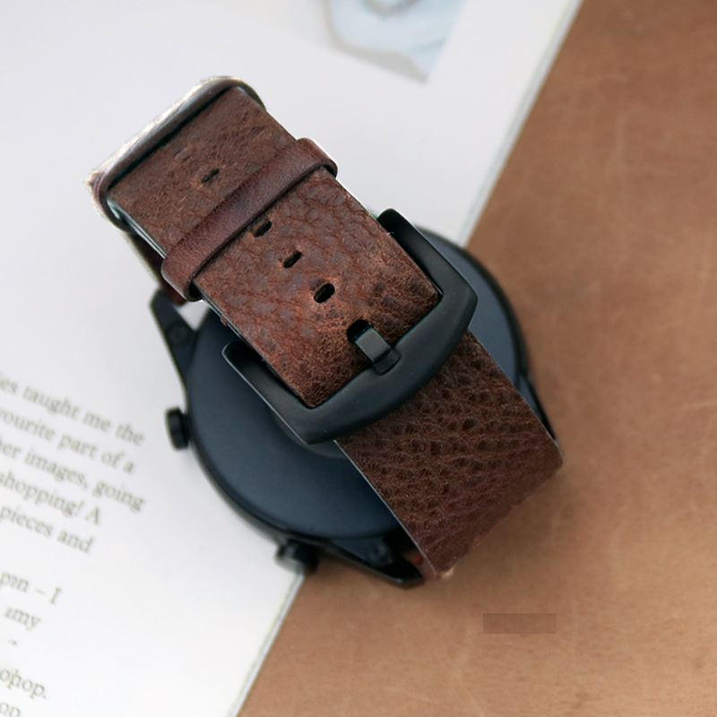 Italian Calfskinl 22mm Watch S - Smartwatch Accessories Shop ulasan dan harga