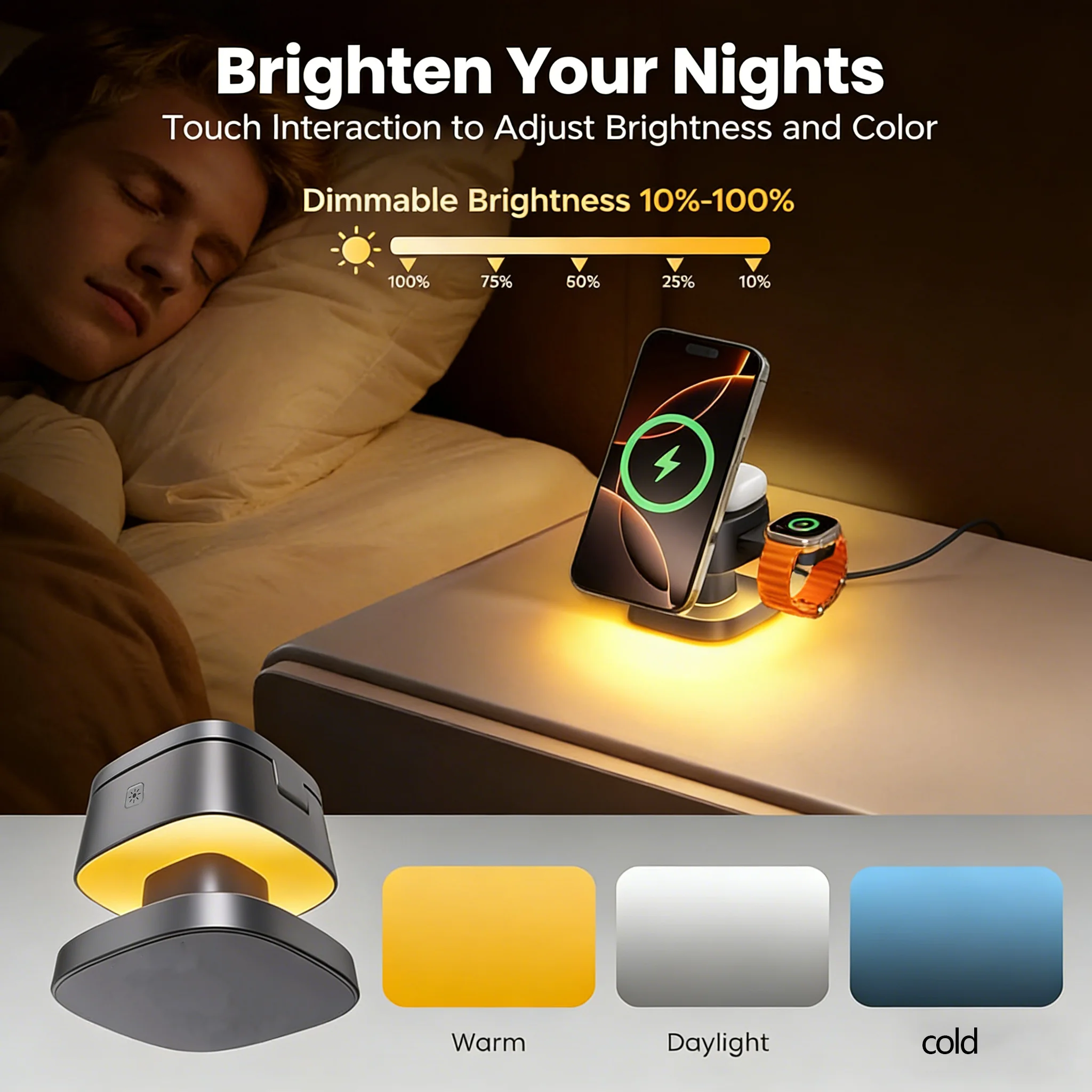 TIMESS Night Light Mashroom Wi - Smartwatch Ac ulasan dan harga